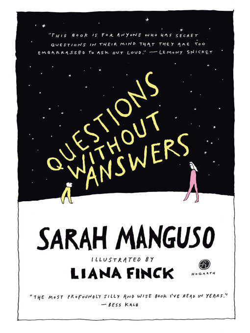 Title details for Questions Without Answers by Sarah Manguso - Available